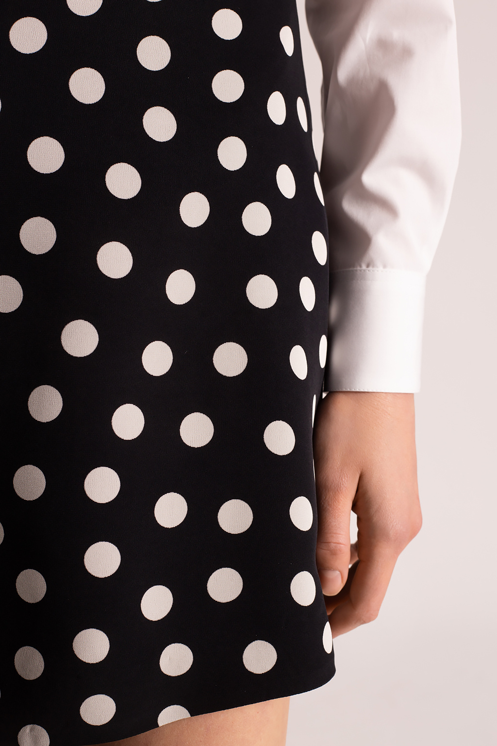 Saint Laurent Polka dot skirt